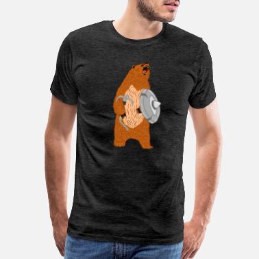 Bear Unique Bear Shirt Nice Outdoor Warrior Funny Bear - Men’s Premium T-Shirt