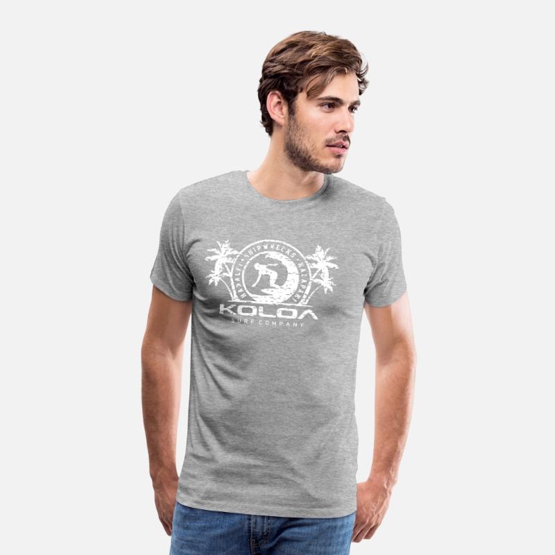 Koloa Surfer Girl Men S Premium T Shirt Spreadshirt
