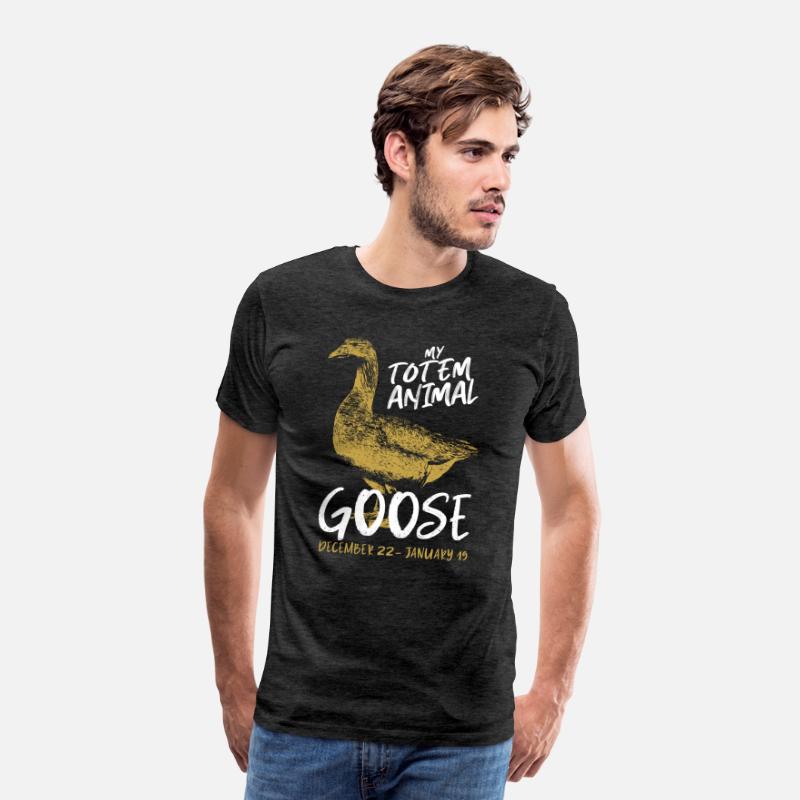 My totem animal is the goose, goose spirit animal' Men's Premium T-Shirt |  Spreadshirt