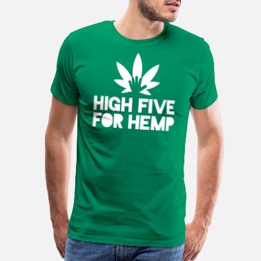 Five High Five for Hemp - Men’s Premium T-Shirt