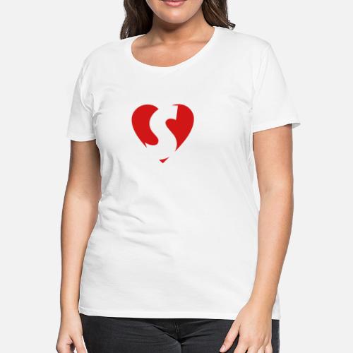 I Love S Heart S Letter S Women S Premium T Shirt Spreadshirt