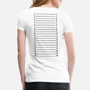 Check Length Check Graphic - Women&#39;s Premium T-Shirt