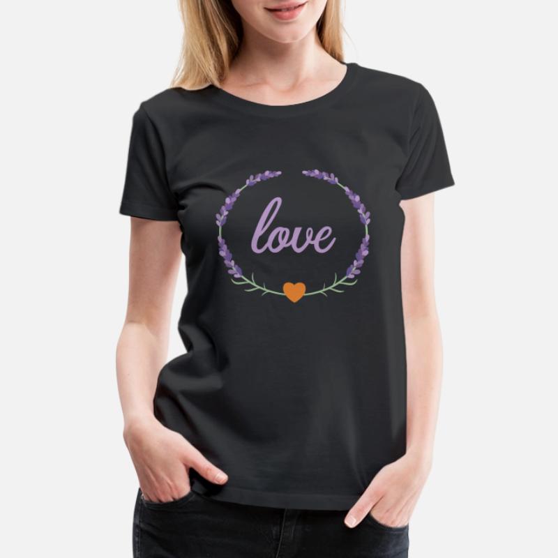 lavender t shirts for women