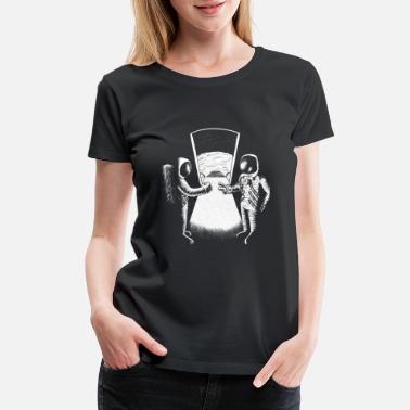 Space WHO&#39;S THE FIRST? - Women&#39;s Premium T-Shirt