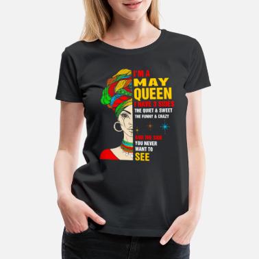 May Girl Leopard Cheetah Print Stylish May Queen Birthday T-shirt S-3XL NEW