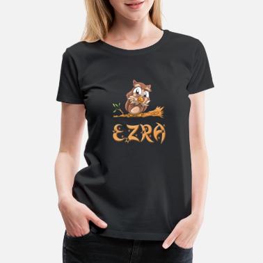 Ezra Ezra Owl - Women&#39;s Premium T-Shirt