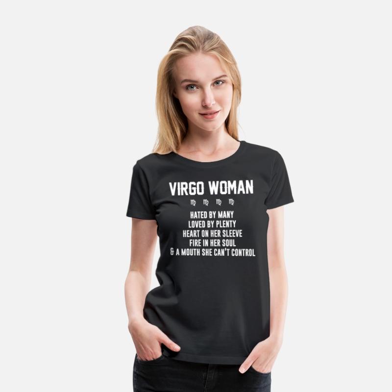 Virgo woman hated by many loved by plenty Women's Premium TShirt
