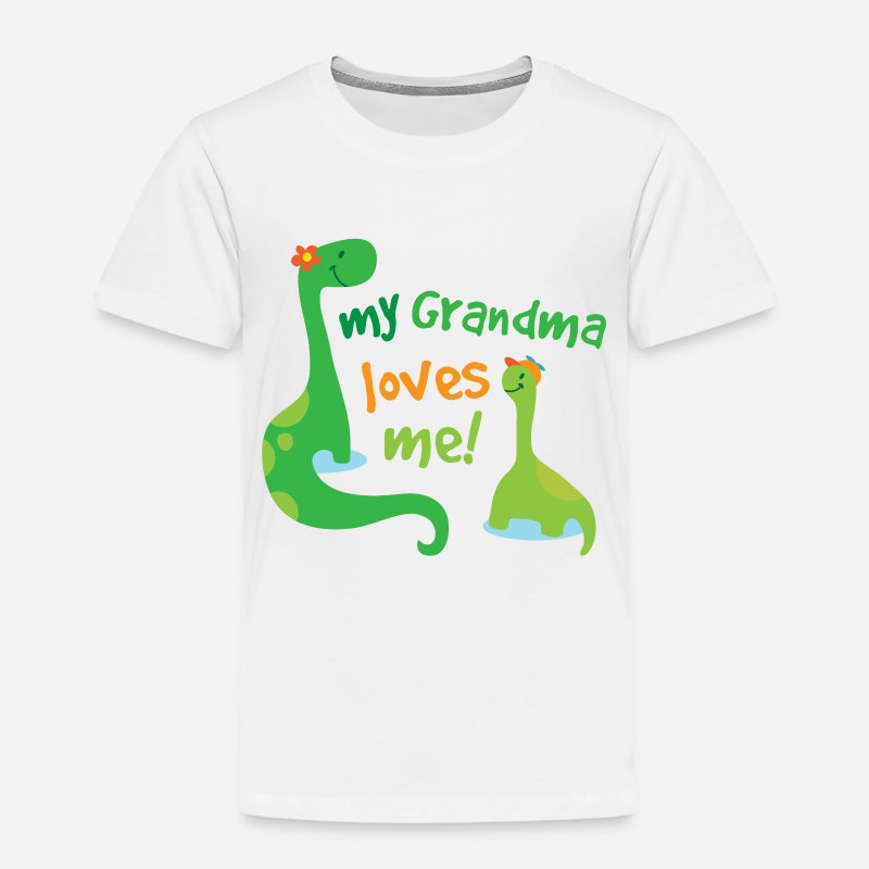 My Grandma Loves Me not Tennis Baby Boys Girls T-shirt T shirt Tees Present 