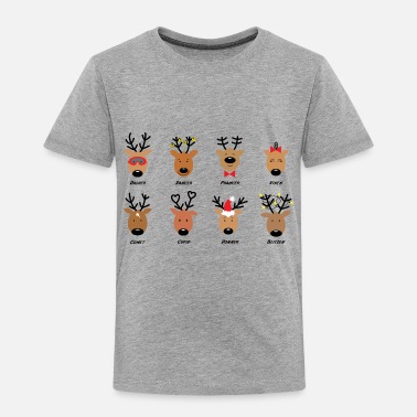 Reindeer Santa&#39;s Reindeer - Toddler Premium T-Shirt