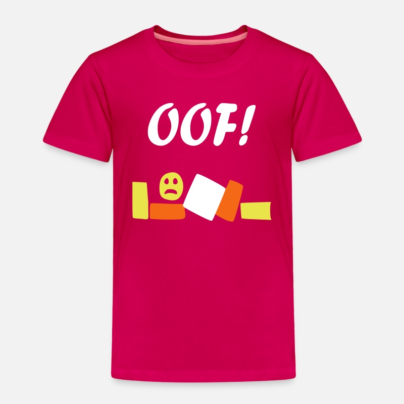 Roblox Oof Toddler Premium T Shirt Spreadshirt