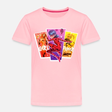 Miraculous Girl Power Ladybug Superheroes - Toddler Premium T-Shirt