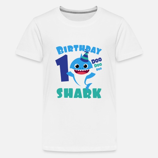 Baby Shark Birthday Shark For Boys 1st Birthday Kids Premium T