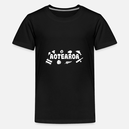 Maori Aotearoa New Zealand Icons Gift Idea Kids Premium T Shirt Spreadshirt