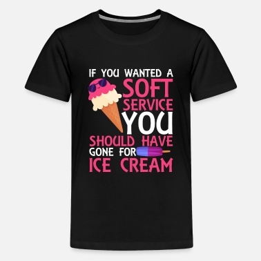 Serve Funny If You Wanted A Soft Serve Volleyball - Kids&#39; Premium T-Shirt