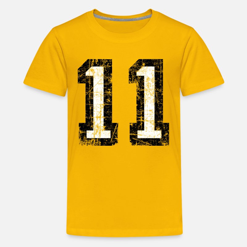 Allntrends Kids T Shirt Turn 11 Birthday Outfit Eleven Year Old Gift 11th Bday
