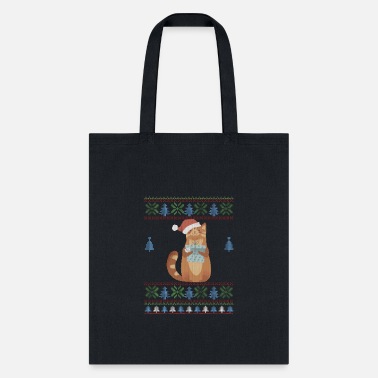 Ugly Ugly Christmas Christmas Cat - Tote Bag