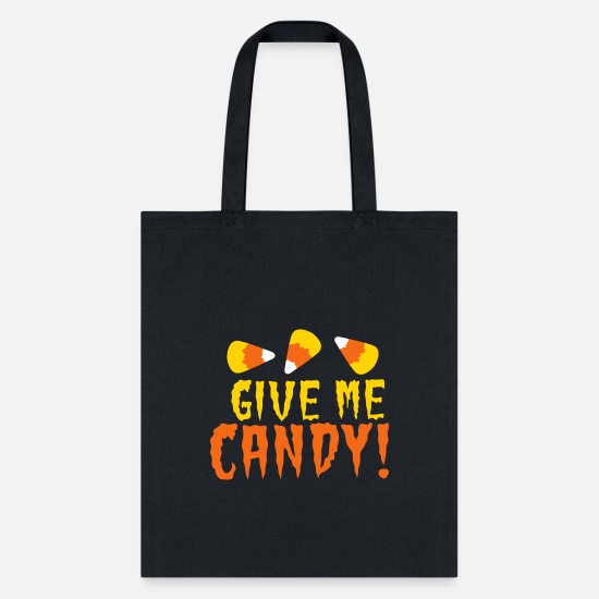 Candy Corn Family Halloween Grocery Travel Reusable Tote Bag 