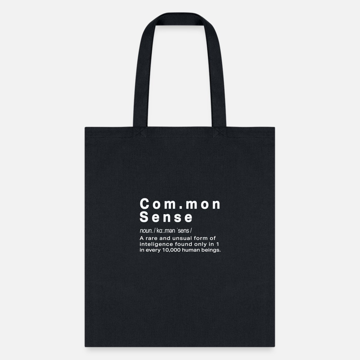 Common sense sarcastic definition accessory bag