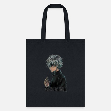 Roffatide Anime Tokyo Ghoul Ken Kaneki Mask Drawstring Bag Printed Gym Sackpack String Bag Canvas Drawstring Backpack Black 