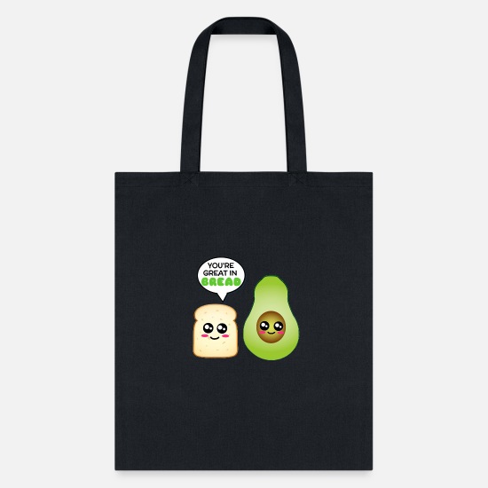 Avocado Toast Sliced Small Tote Bag Funny Joke Shopper Shoulder 