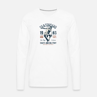 Men'sUnisex 'California' Skater Print T-Shirt