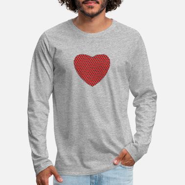 Red Heart Long-Sleeved Shirts | Unique Designs | Spreadshirt