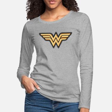 Woman DC Comics Wonder Woman Logo Original - Women&#39;s Premium Longsleeve Shirt