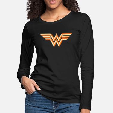 Woman Wonder Woman Logo - Women&#39;s Premium Longsleeve Shirt
