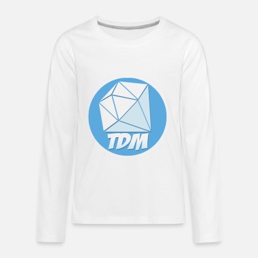 Black6Red The Diamond Minecart DAN TDM Childrens 3/4 Sleeve T-Shirt