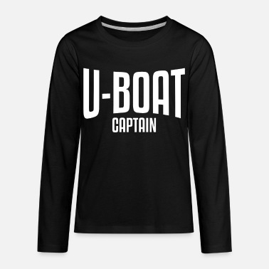 Sailing U-BOAT CAPTAIN - Kids&#39; Premium Longsleeve Shirt