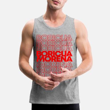 Boricua Womens Racerback Tank/Boricua Shirt/boricuas/Puerto Rico Vintage Navy 