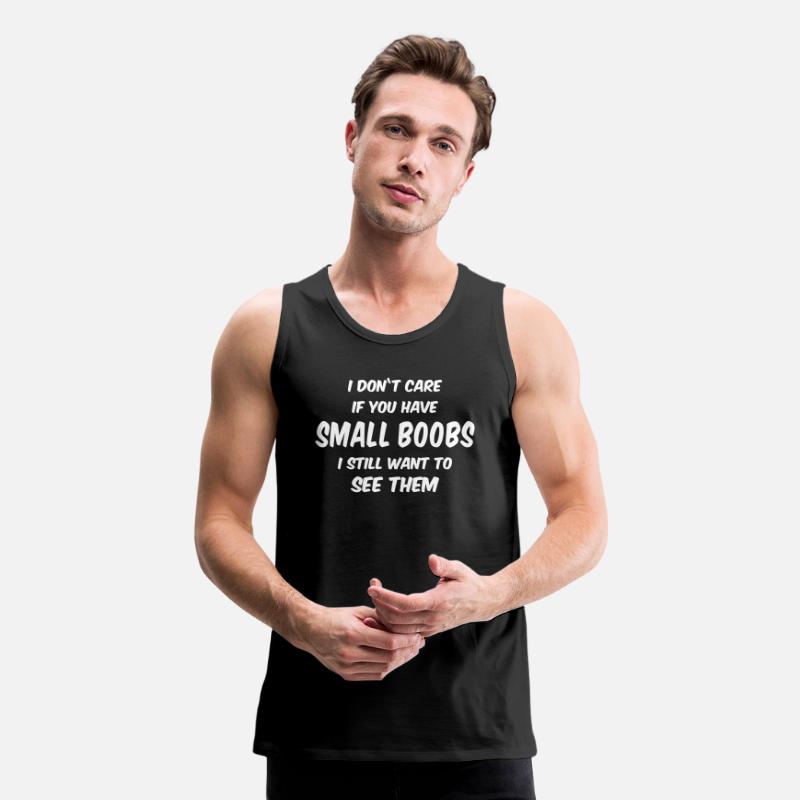Boobs T-Shirt Spider Tank Tops for Men