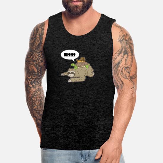 Mens Sleeveless Sweatshirt I Just Freaking Love Sloths Zip Up Tank Tops 