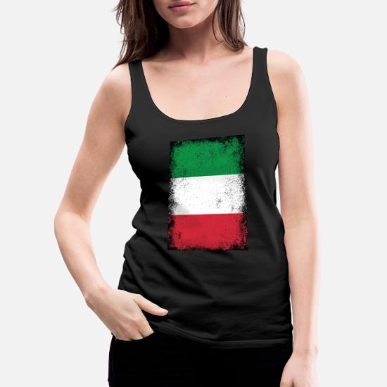 Italian Swag Italy Flag Colors Italia Proud Heritage San Gennaro Girls Tank Top 