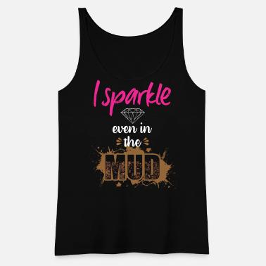 I Sparkle the Mud Run Runner Muddy Princess ATV Women's Premium Tank Top