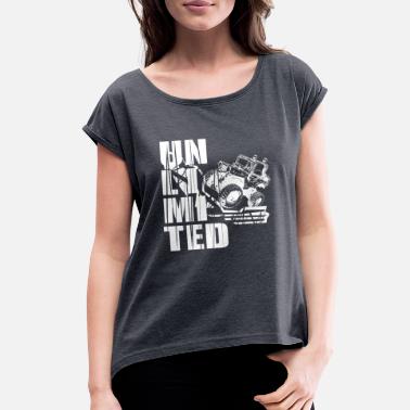 Unlimited Unlimited - Women&#39;s Rolled Sleeve T-Shirt