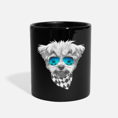 Animal Maltese Cool Racing - Full Color Mug