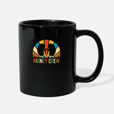 Art Retro Kidney Crew - Dialysis Nephrology Tech Nurse - Full Color Mug