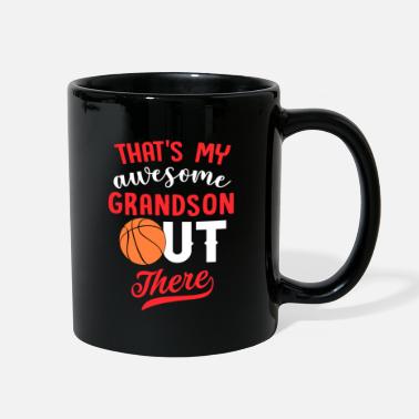 Grandson That s My Awesome Grandson Out There Basketball - Full Color Mug