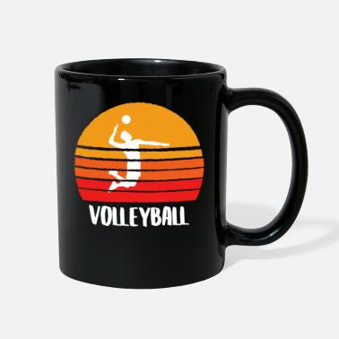 Volleyball Setter Volleyball Sunset - Full Color Mug