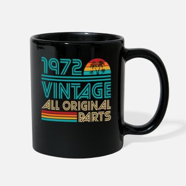 50 50th Birthday Vintage 1972 All Original Parts - Full Color Mug