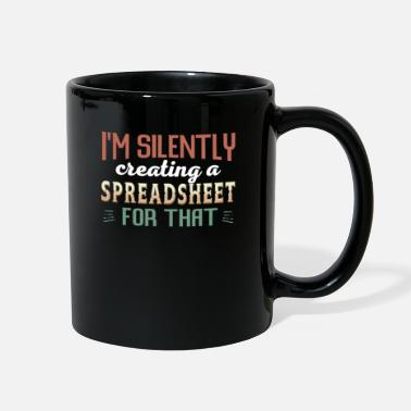 Im Retro Funny Spreadsheet Actuary Statistician - Full Color Mug
