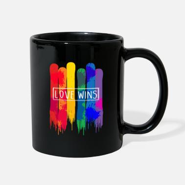 Rainbow Love Wins LGBT - Full Color Mug