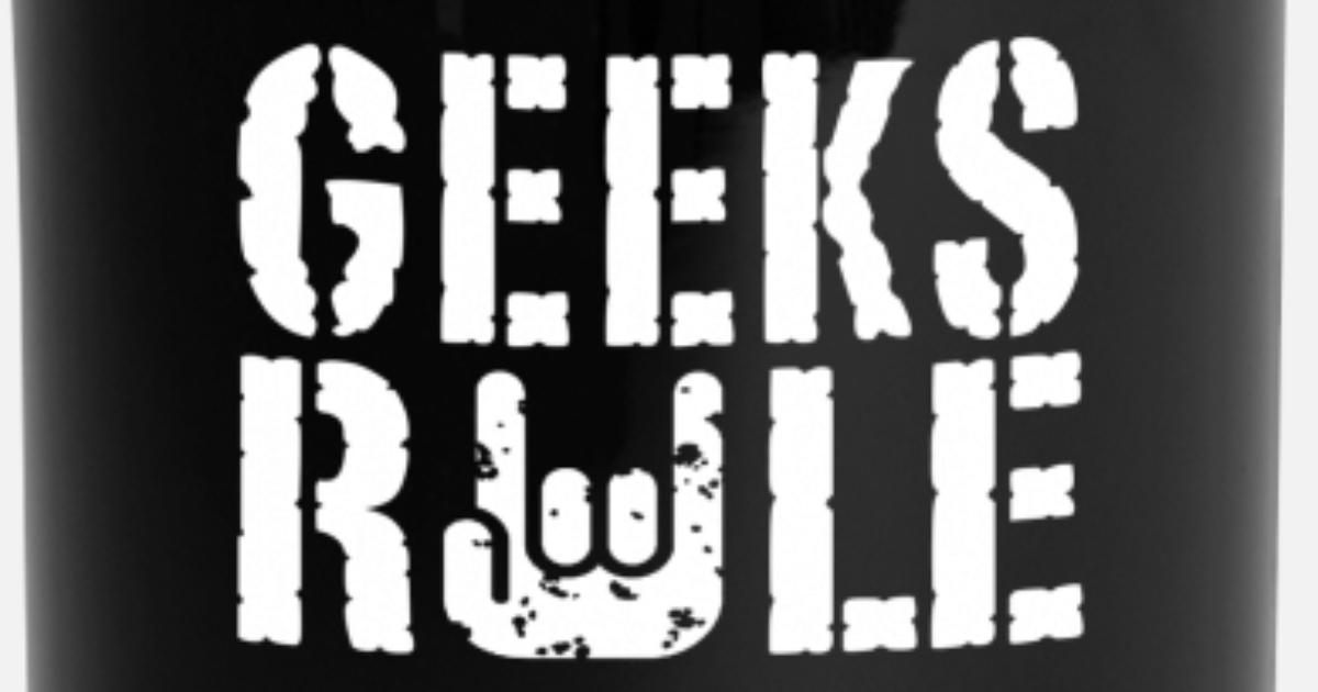 Geeks Rule' Full Color Mug Spreadshirt