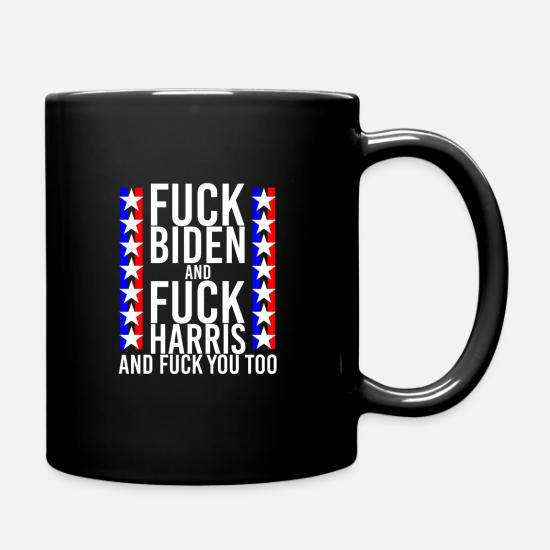 Fuck Kamala Harris And Fuck Joe Biden Offensive Full Color Mug