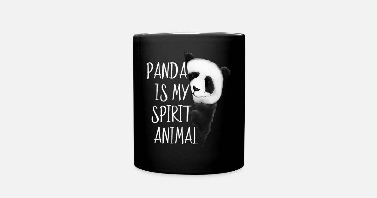 Panda Is My Spirit Animal Panda Bear Fan Art Gift Full Color Mug Spreadshirt