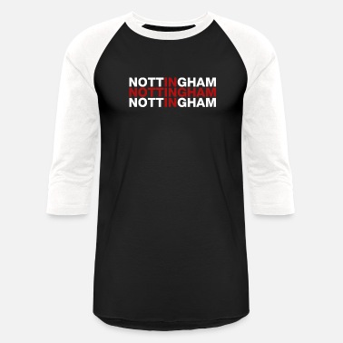 Nottingham Nottingham United Kingdom Flag Shirt - Nottingham - Unisex Baseball T-Shirt