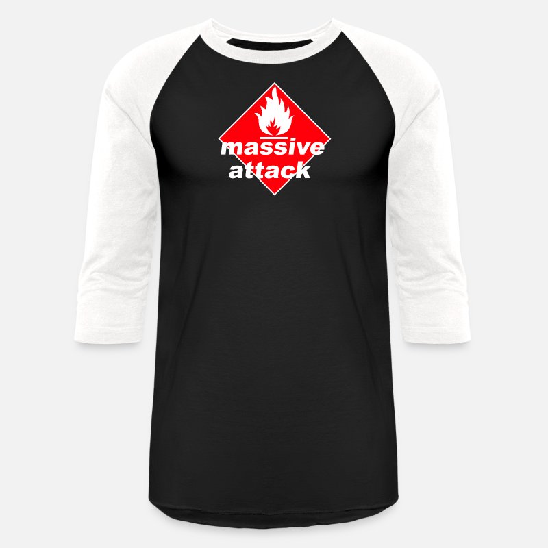 'Massive Attack' Unisex Baseball T-Shirt | Spreadshirt