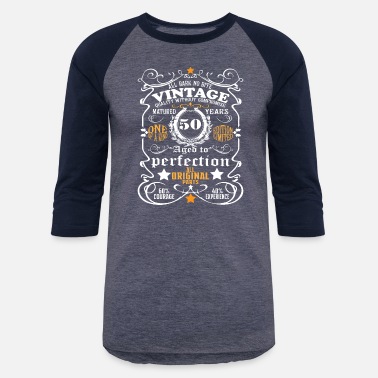 Birthday 50th Birthday Shirt vintage 50th Birthday Gift - Unisex Baseball T-Shirt