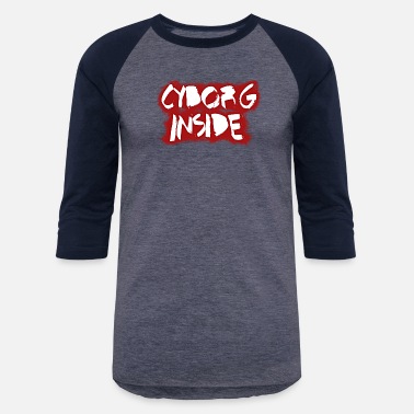 Cyborg Cyborg Inside Red - Unisex Baseball T-Shirt